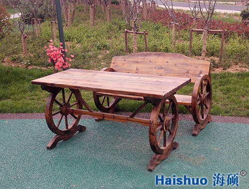 HS-HC-11公園景觀防腐木花車